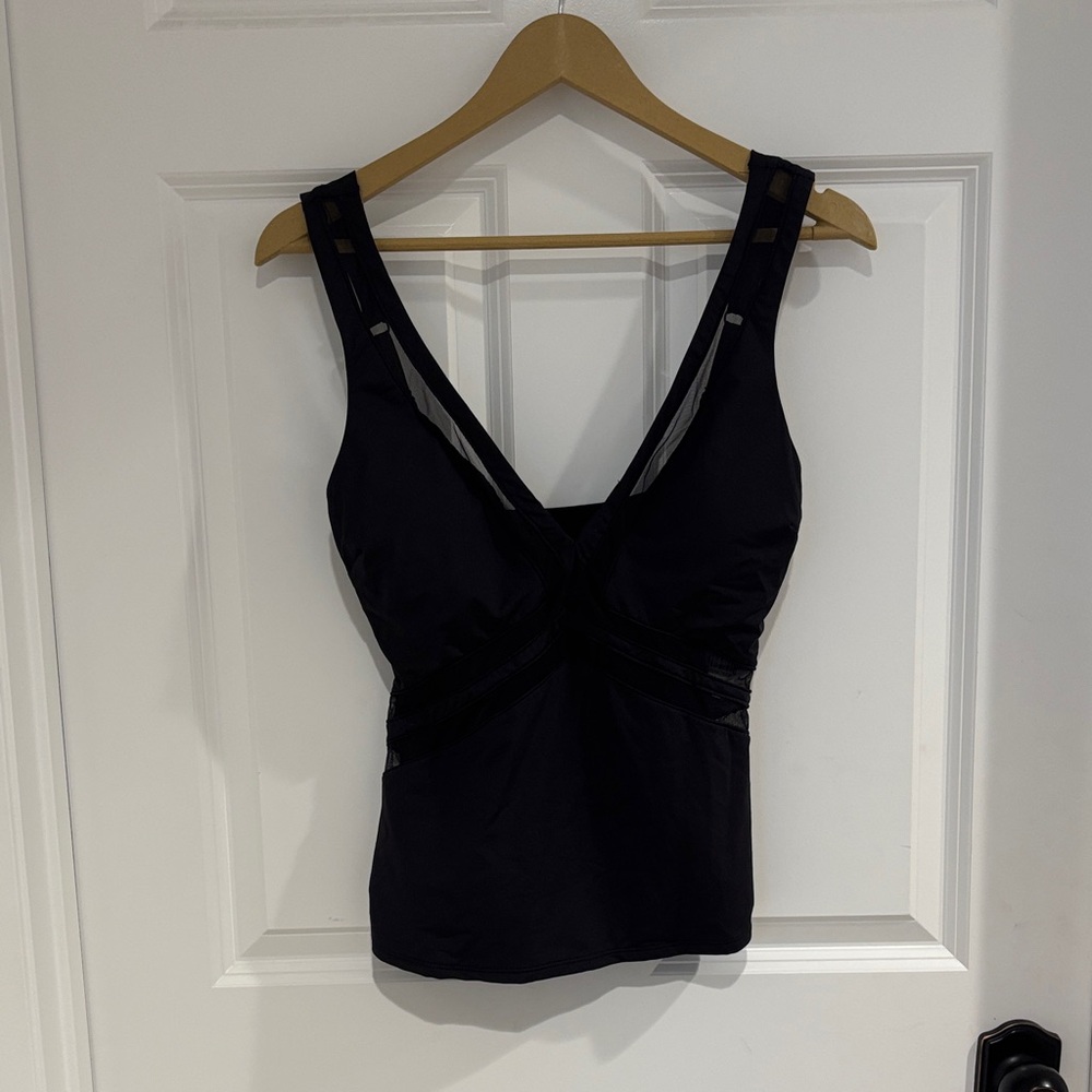 Kenneth Cole Black V-Neck Top - Picture 2 of 6